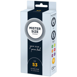 Mister Size - Préservatif Taille M 53 Mm (10 Unités)